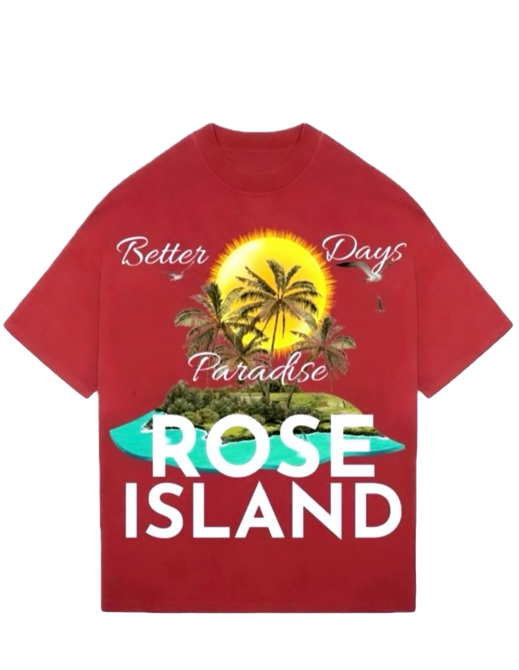 Rose Island Oversized T-Shirt