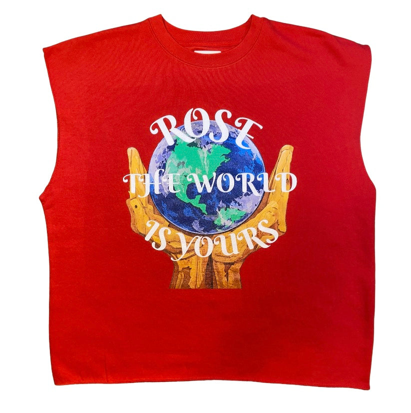 The World Is Yours Sleeveless Crew